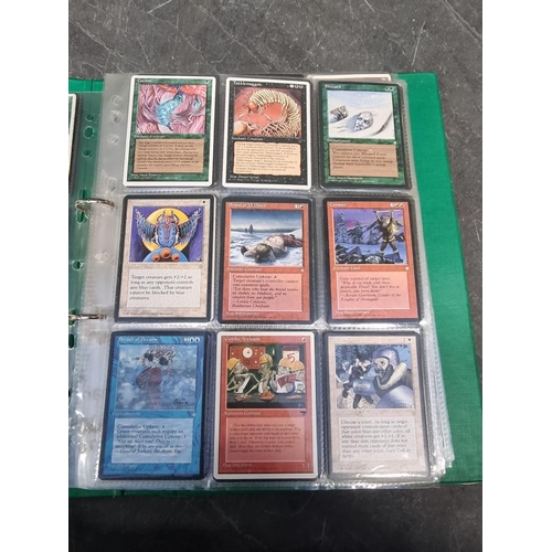 464 - MAGIC: The Gathering: collection of cards in album.