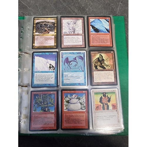 464 - MAGIC: The Gathering: collection of cards in album.