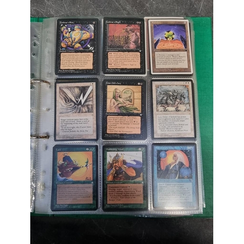 464 - MAGIC: The Gathering: collection of cards in album.