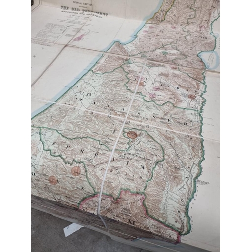 508 - PALESTINE: C R CONDER & H H KITCHENER: 'Map of Western Palestine from Surveys Conducted for the ... 