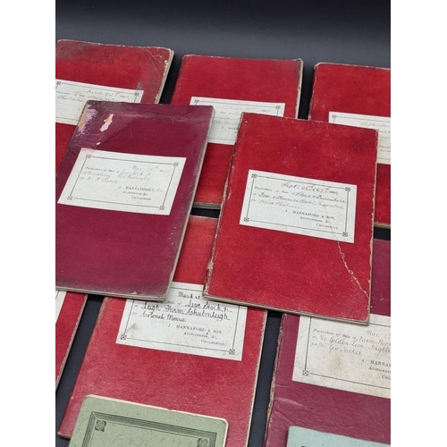 511 - J HANFORD & SON, AUCTIONEERS, CHULMLEIGH DEVON: 38 manuscript catalogues of auction sales, ... 