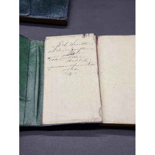 512 - POCKET DIARIES/ALMANACS, 1849-1863: a group of 14, relating to daily life and business activities of... 