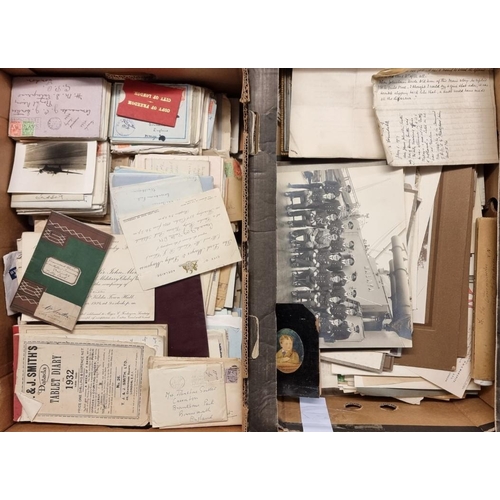 530 - NAVAL ARCHIVE: a large collection of letters, documents, diaries, ephemera and photographs relating ... 