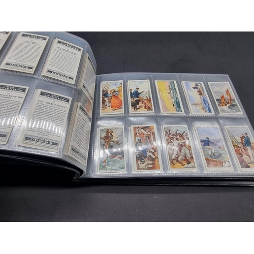 531 - CIGARETTE & TEA CARDS: a large collection, neatly arranged in 18 modern albums, to include ... 