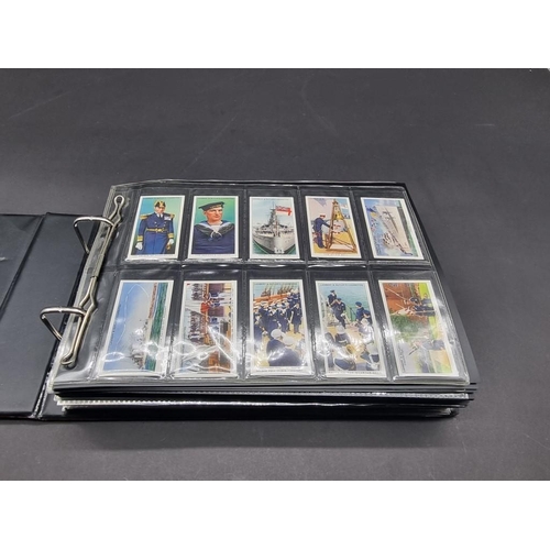 531 - CIGARETTE & TEA CARDS: a large collection, neatly arranged in 18 modern albums, to include ... 