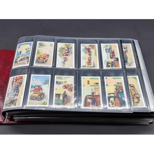 531 - CIGARETTE & TEA CARDS: a large collection, neatly arranged in 18 modern albums, to include ... 