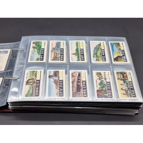 531 - CIGARETTE & TEA CARDS: a large collection, neatly arranged in 18 modern albums, to include ... 