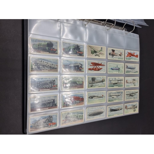 531 - CIGARETTE & TEA CARDS: a large collection, neatly arranged in 18 modern albums, to include ... 