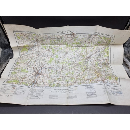 542 - GERMAN INVASION MAPS: a group of 4, German produced maps for various regions of English South Coast,... 