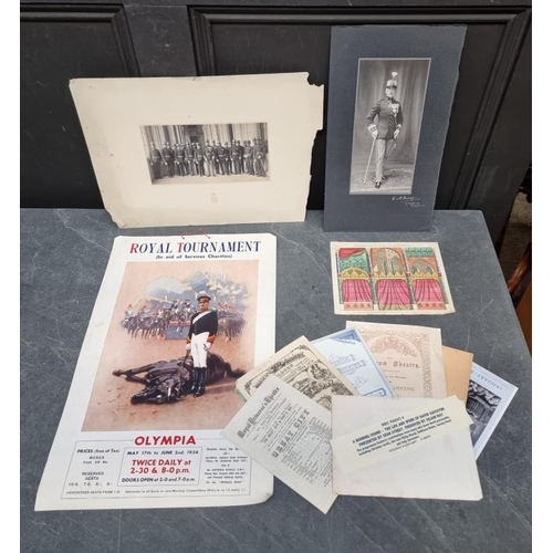 550 - MISCELLANEOUS EPHEMERA: a large quantity in box, to include ballad sheets, 19th century and lat... 