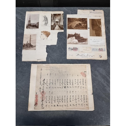 550 - MISCELLANEOUS EPHEMERA: a large quantity in box, to include ballad sheets, 19th century and lat... 