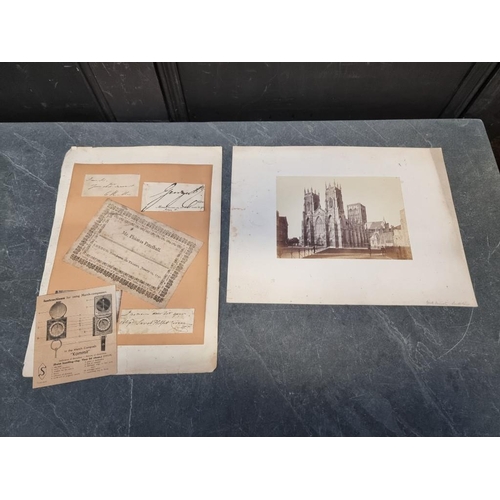 550 - MISCELLANEOUS EPHEMERA: a large quantity in box, to include ballad sheets, 19th century and lat... 