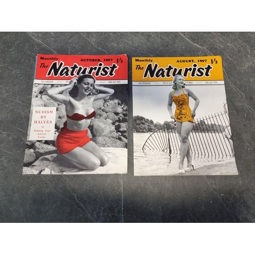 554 - NATURISM/EROTICA: collection of approx 50 magazines and books, 1950s to modern, various sizes a... 