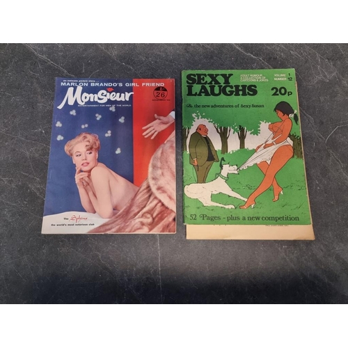 554 - NATURISM/EROTICA: collection of approx 50 magazines and books, 1950s to modern, various sizes a... 