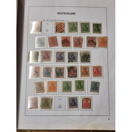 555 - STAMP COLLECTION: GERMANY: a comprehensive and neatly arranged collection of German stamps and posta... 