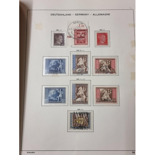 555 - STAMP COLLECTION: GERMANY: a comprehensive and neatly arranged collection of German stamps and posta... 