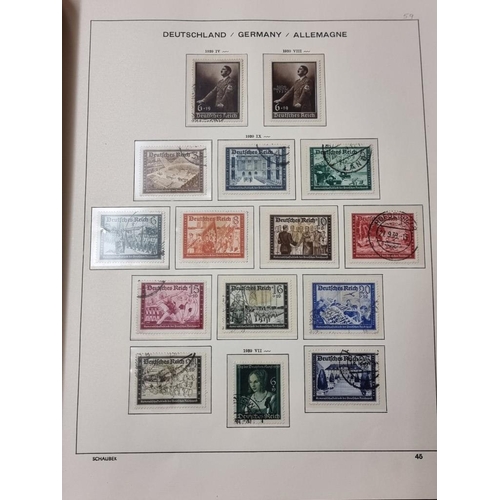 555 - STAMP COLLECTION: GERMANY: a comprehensive and neatly arranged collection of German stamps and posta... 