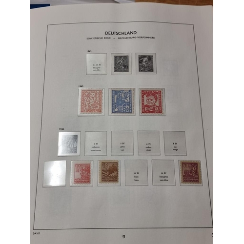 555 - STAMP COLLECTION: GERMANY: a comprehensive and neatly arranged collection of German stamps and posta... 