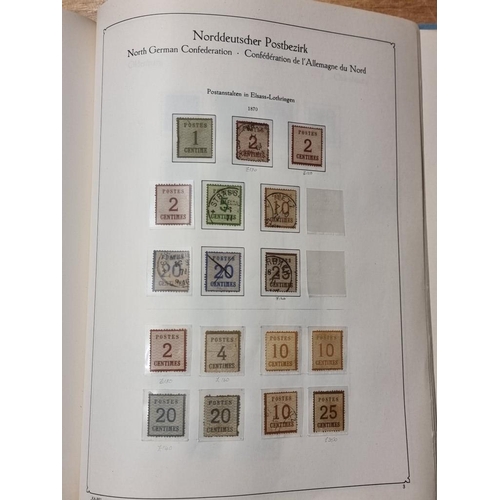 555 - STAMP COLLECTION: GERMANY: a comprehensive and neatly arranged collection of German stamps and posta... 