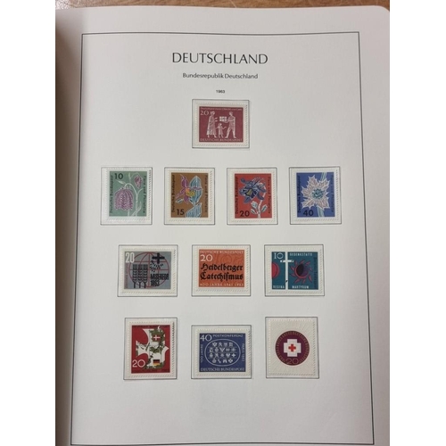 555 - STAMP COLLECTION: GERMANY: a comprehensive and neatly arranged collection of German stamps and posta... 