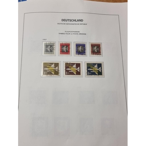 555 - STAMP COLLECTION: GERMANY: a comprehensive and neatly arranged collection of German stamps and posta... 