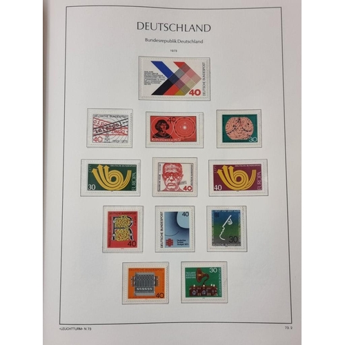 555 - STAMP COLLECTION: GERMANY: a comprehensive and neatly arranged collection of German stamps and posta... 