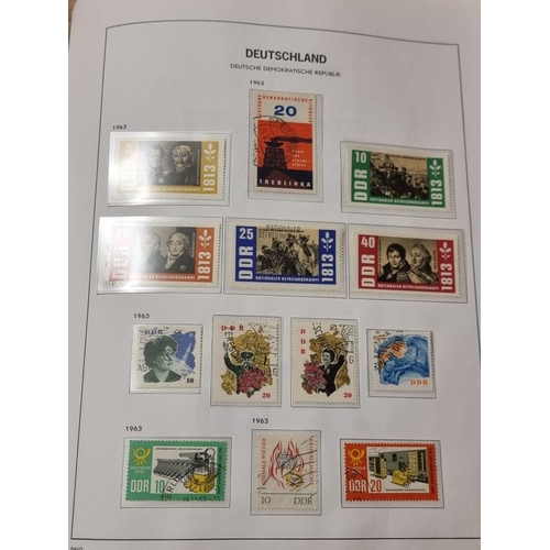 555 - STAMP COLLECTION: GERMANY: a comprehensive and neatly arranged collection of German stamps and posta... 