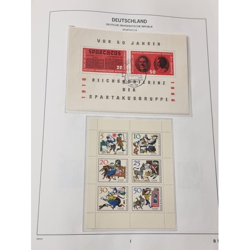 555 - STAMP COLLECTION: GERMANY: a comprehensive and neatly arranged collection of German stamps and posta... 