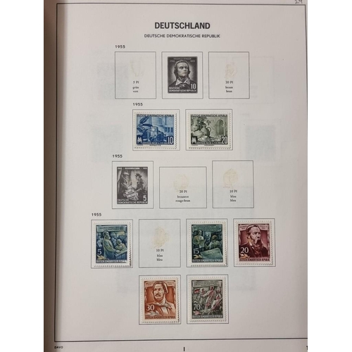 555 - STAMP COLLECTION: GERMANY: a comprehensive and neatly arranged collection of German stamps and posta... 