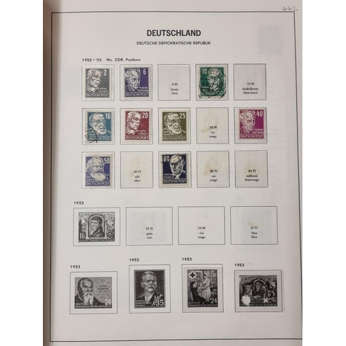 555 - STAMP COLLECTION: GERMANY: a comprehensive and neatly arranged collection of German stamps and posta... 