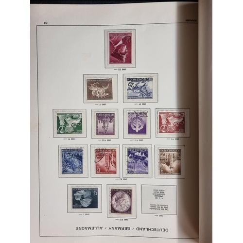 555 - STAMP COLLECTION: GERMANY: a comprehensive and neatly arranged collection of German stamps and posta... 