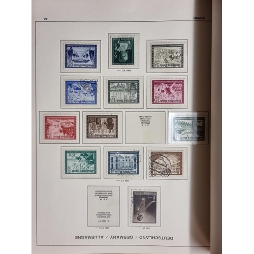 555 - STAMP COLLECTION: GERMANY: a comprehensive and neatly arranged collection of German stamps and posta... 