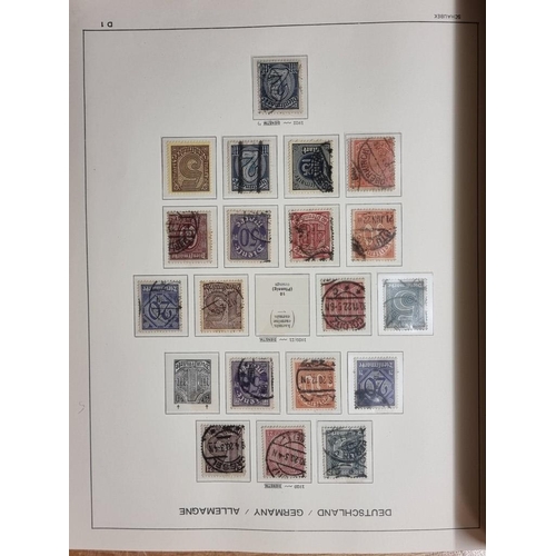 555 - STAMP COLLECTION: GERMANY: a comprehensive and neatly arranged collection of German stamps and posta... 