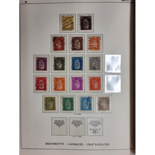 555 - STAMP COLLECTION: GERMANY: a comprehensive and neatly arranged collection of German stamps and posta... 