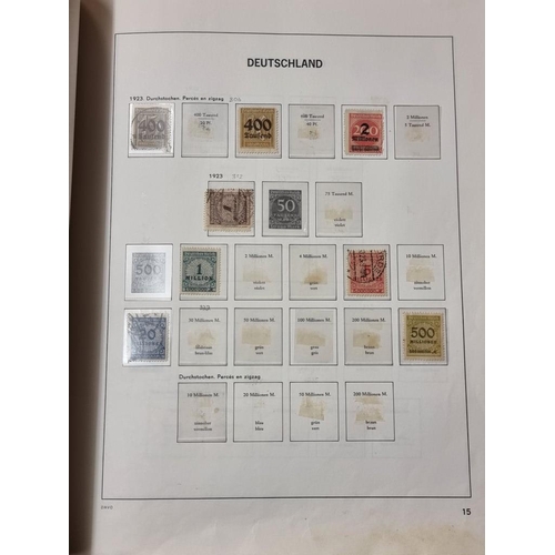 555 - STAMP COLLECTION: GERMANY: a comprehensive and neatly arranged collection of German stamps and posta... 