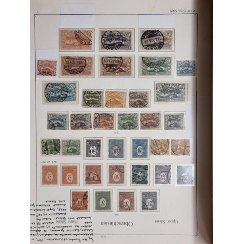 555 - STAMP COLLECTION: GERMANY: a comprehensive and neatly arranged collection of German stamps and posta... 