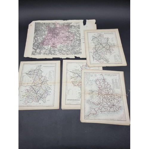 561 - MAPS & PLANS: collection of approx 120 maps and plans, 18th-20thc, domestic and world, vari... 