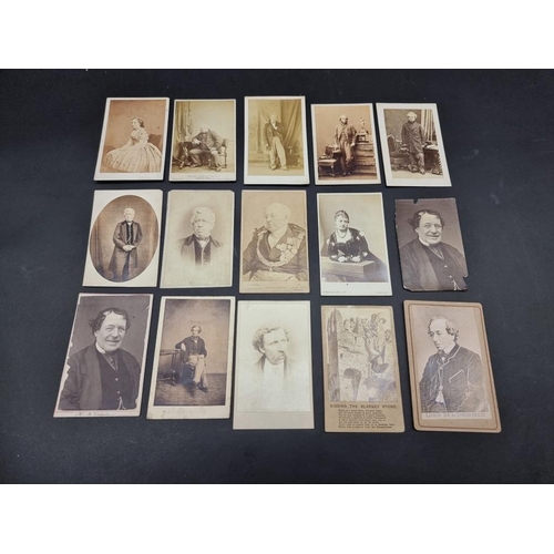 569 - CARTE DE VISITE: collection of approx 140 carte de visite, plus a few cabinet cards and other p... 