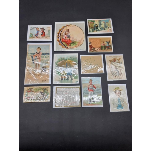 571 - TRADE CARDS/ADVERTISEMENTS:  attractive collection of approx 85 items, mainly late 19thc colour prin... 