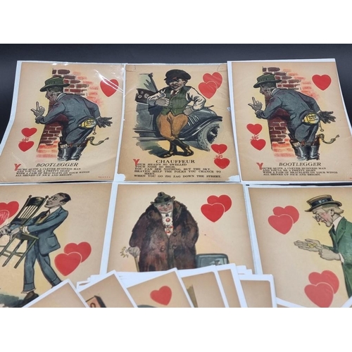 607 - VINEGAR VALENTINES: collection of 22 American examples, 1920s period, most approx 26 x 18cm. (22)... 