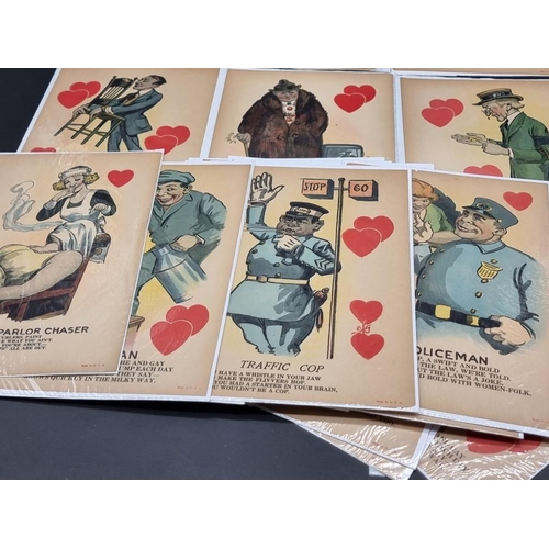 607 - VINEGAR VALENTINES: collection of 22 American examples, 1920s period, most approx 26 x 18cm. (22)... 