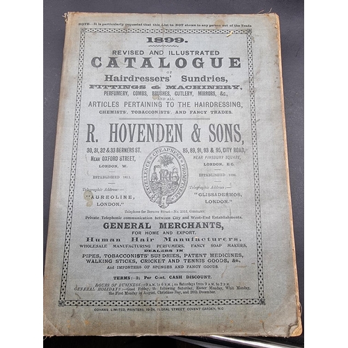 611 - TRADE CATALOGUES: HAIRDRESSERS REQUISITES: a group of 3 trade catalogues of hairdresser's sundries, ... 