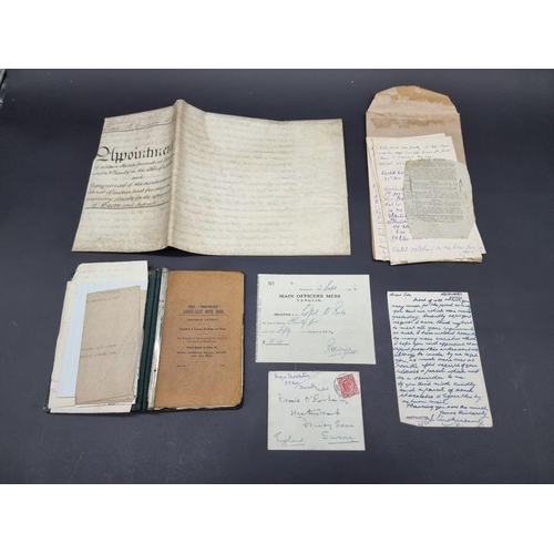 612 - BOX: containing misc. ephemera and cuttings, some relating to O'Rorke families of Wicklow, Nott... 