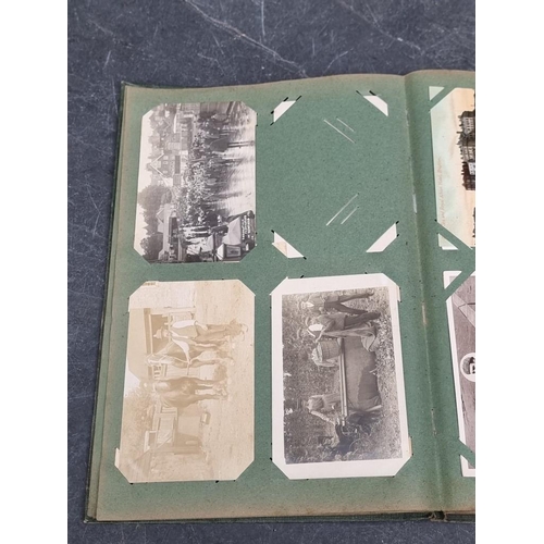 624 - POSTCARD ALBUM: large format album full, with others loosely inserted: to include WWI period mi... 