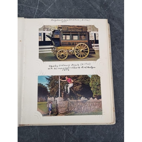 625 - POSTCARDS: TRANSPORT: a collection housed in 3 albums, comprising railways (cross-period, many ... 