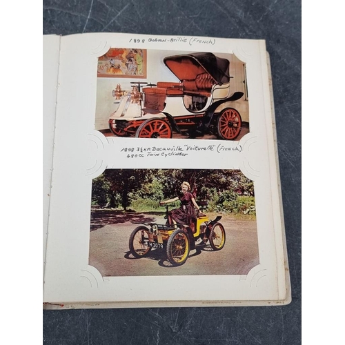 625 - POSTCARDS: TRANSPORT: a collection housed in 3 albums, comprising railways (cross-period, many ... 