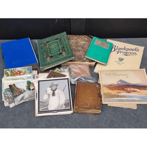 629 - EPHEMERA/POSTCARDS: a small box, to include bundle misc. postcards: CDV album of British and Eu... 