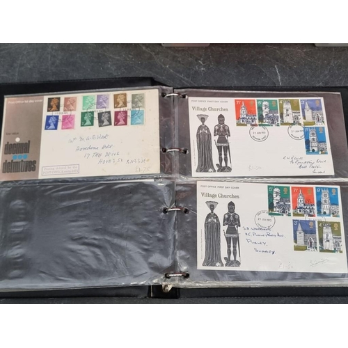 632 - STAMPS: miscellaneous collection housed in 12 albums, one tin and loose. (Box)