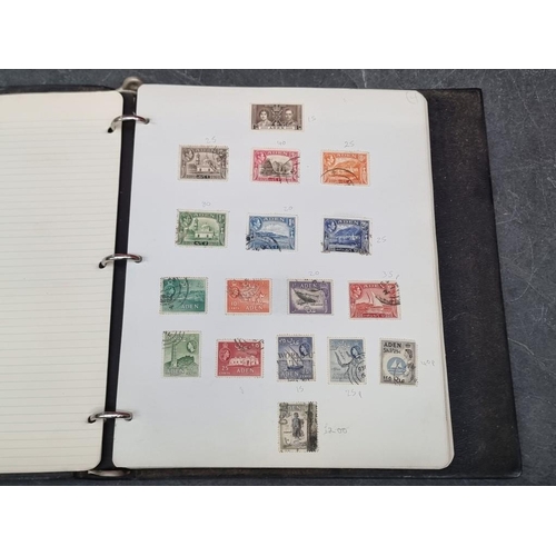 632 - STAMPS: miscellaneous collection housed in 12 albums, one tin and loose. (Box)