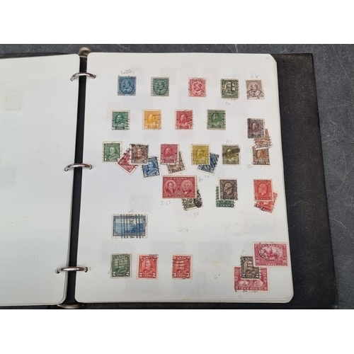 632 - STAMPS: miscellaneous collection housed in 12 albums, one tin and loose. (Box)